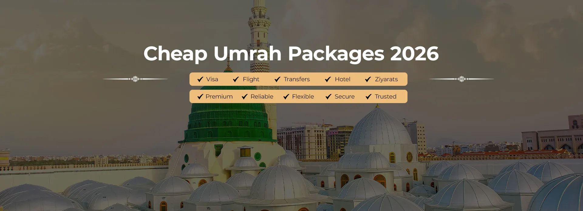 Umrah packages 2026 | All-Inclusive Cheap Deals from UK